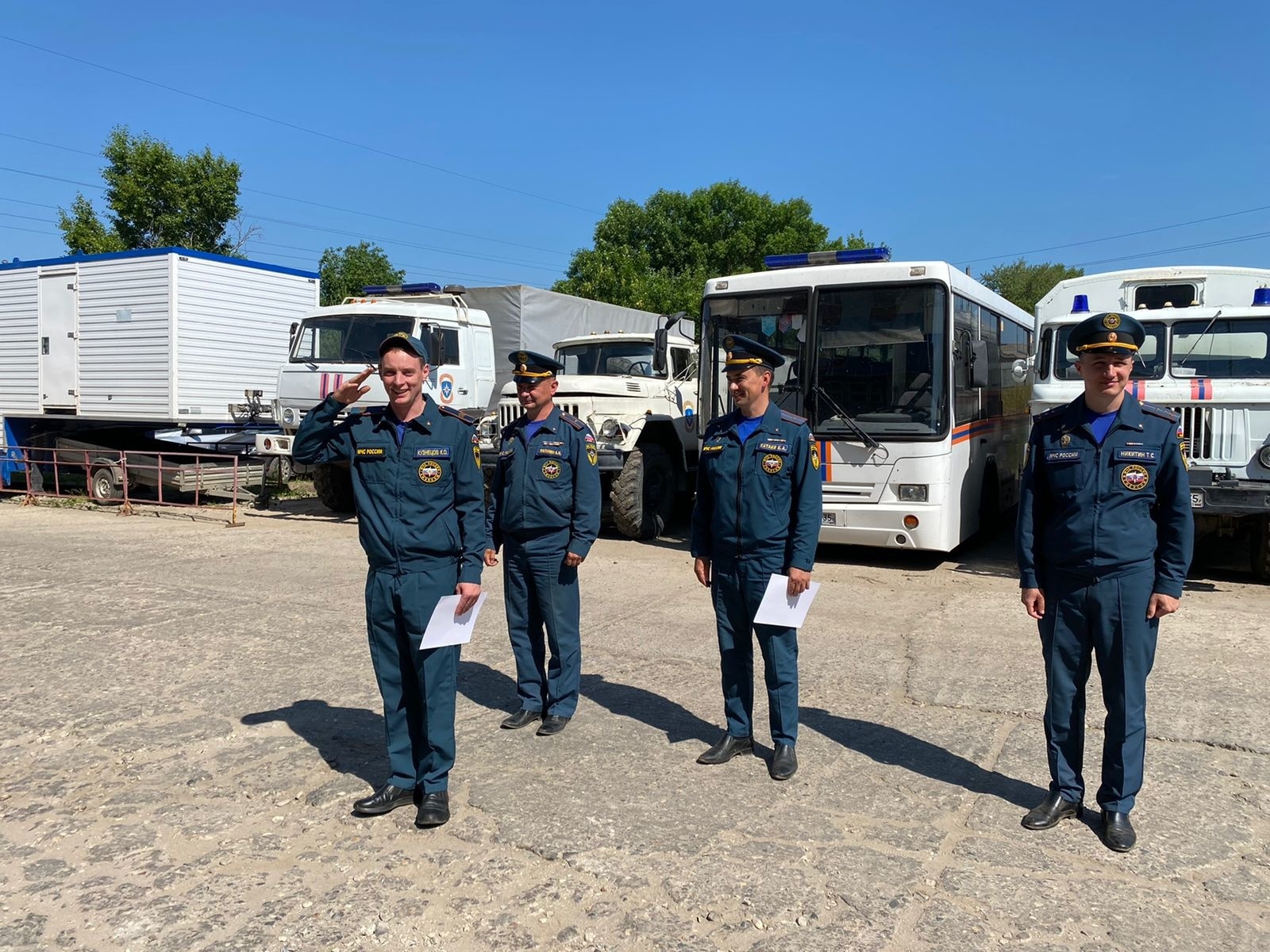 День части отмечает Специализированная пожарно-спасательная часть - Новости  - Главное управление МЧС России по Вологодской области