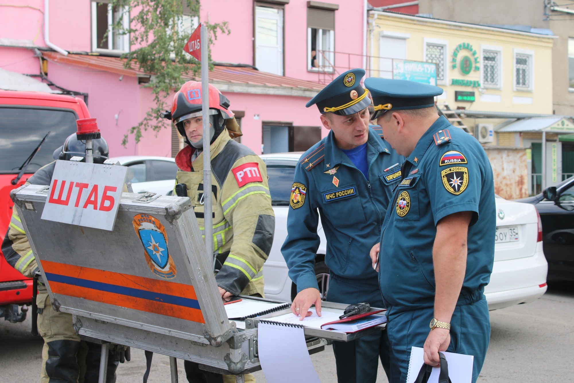 В Вологде прошли крупные пожарно-тактические учения - Новости - Главное  управление МЧС России по Вологодской области