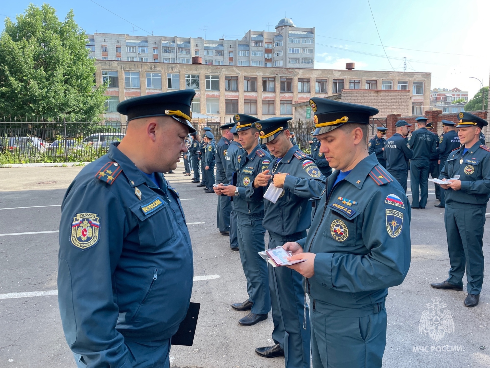 В Вологде прошёл строевой смотр личного состава - Новости - Главное  управление МЧС России по Вологодской области