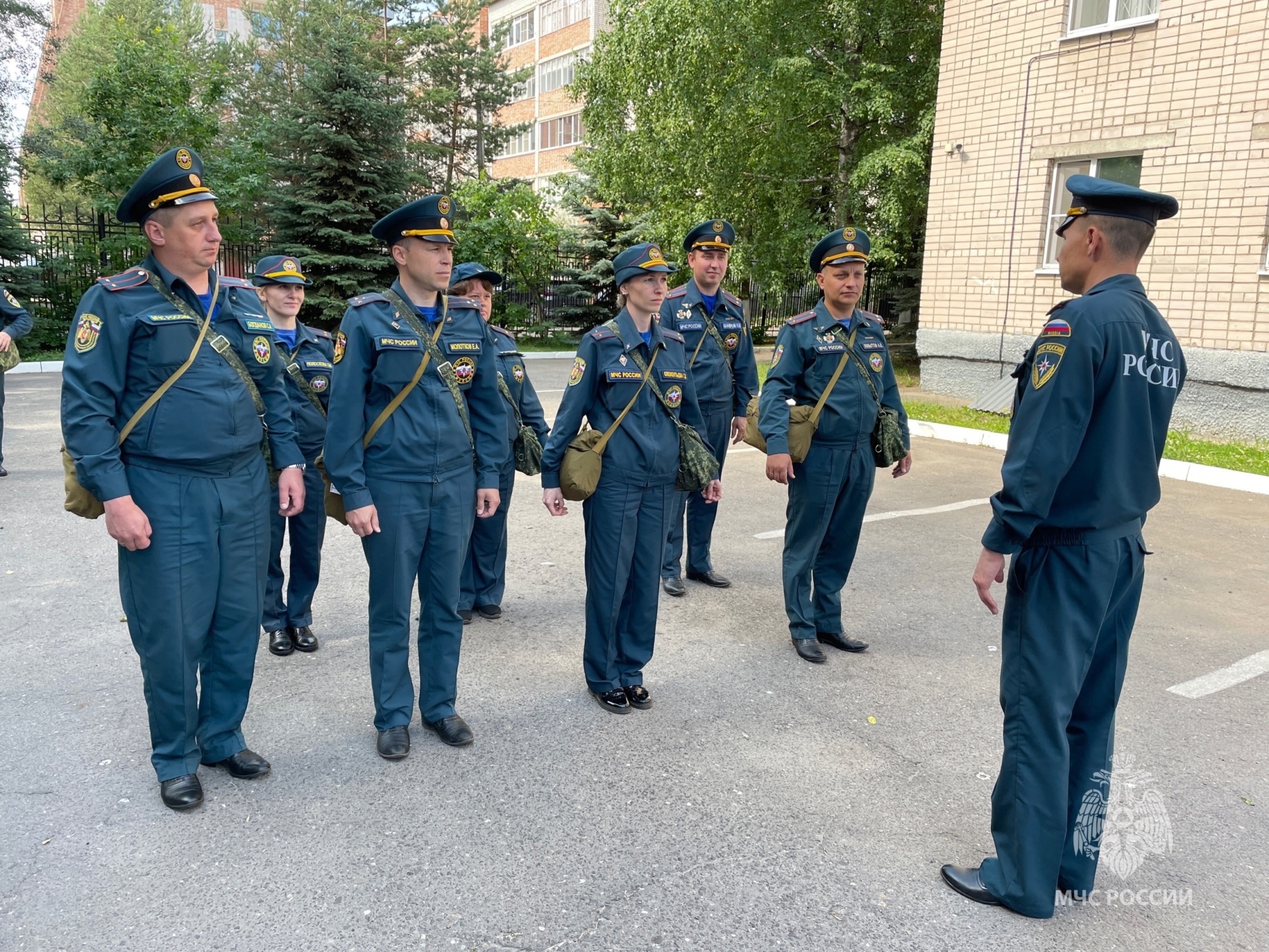 В Вологде прошёл строевой смотр личного состава - Новости - Главное  управление МЧС России по Вологодской области